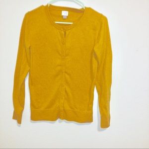 Yellow cardigan size small